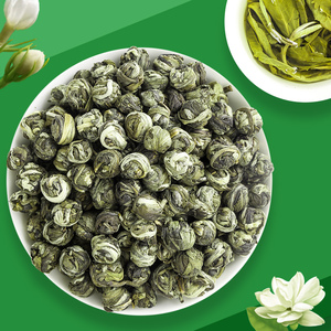 茉莉龙珠茶叶2022新茶绿茶特级浓香型兰雪花珠小绣球香珠茉莉花茶