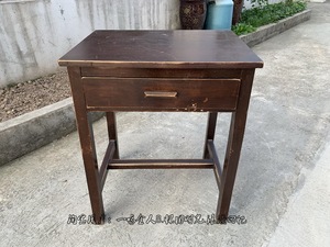 上海旧货店淘宝老式70 80年代课桌 旧物古董书桌 怀旧写字台老桌子