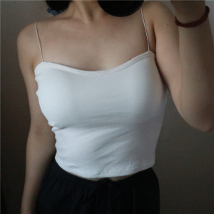 性感吊带女显胸弹力