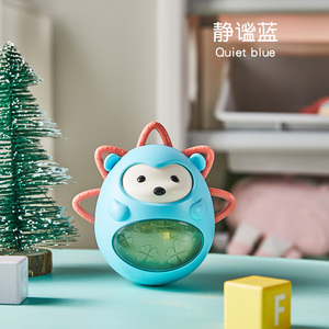 曼龙不倒翁玩具宝宝啃咬3-6-12个月…颜色分类静谧蓝