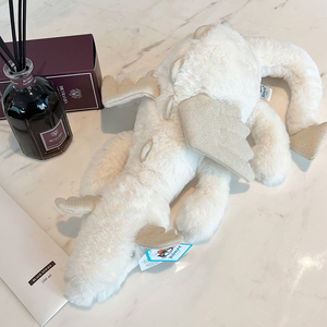 2022年新款网红雪龙毛绒公仔白龙恐龙安抚玩偶男女孩毛绒玩具礼物