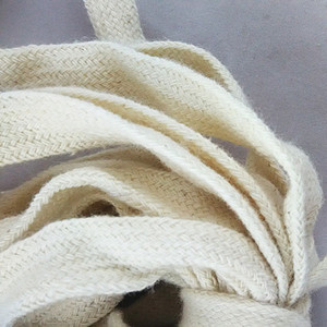 包邮1cm1.5cm2cm宽纯棉环保编织加厚扁绳 柔软扁棉绳 裤腰带绳子