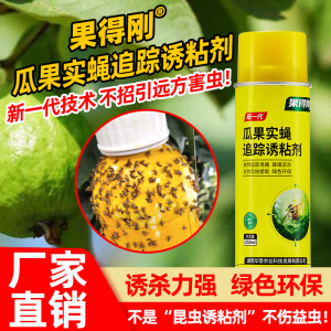 果得刚瓜果实蝇诱粘剂昆虫果蝇药黄板双面粘虫板针蜂引诱剂诱捕器