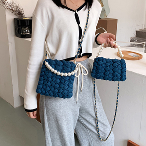 手工编织包包diy材料包毛线钩针自制泫雅包手提包单肩斜挎包女