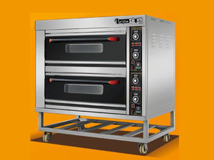 三能世纪 焙嘉 信麦两层四盘电热烤箱烤炉商用面包烤炉(计时器)