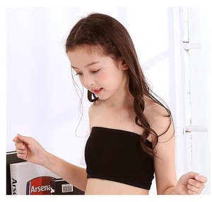 女童抹胸内衣无肩带小背心 女学生跳舞演出防走光裹胸隐形文胸