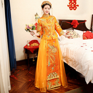 陈妍希同款秀禾服中式婚纱新娘礼服嫁衣龙凤褂裙结婚