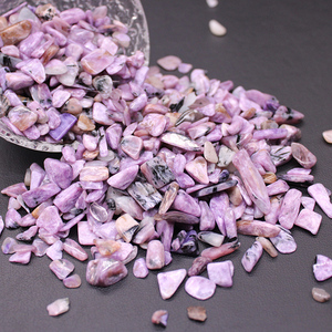 易晶缘天然水晶碎石紫龙晶原石毛料边角废料鱼缸石儿童宝石装饰