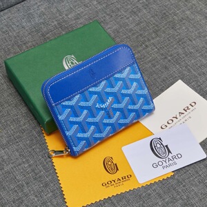 goyard新款印花戈雅短款拉链钱包手拿小钱夹零钱包短钱包男女通用