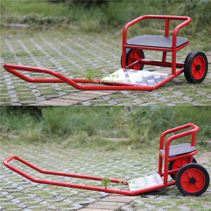 幼儿园公园儿童玩具小孩角色扮演健身黄包车3-8岁手推拉车三轮车