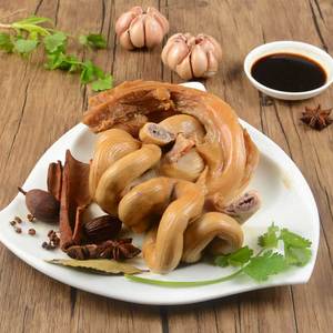 500克 潮汕传统卤味 猪生肠 特色卤水 汕头卤味猪肠子宫肠 卤脆肠