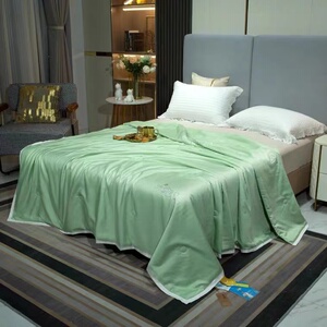 倔老头冰蚕小竹夏凉被—2*2.3米绿