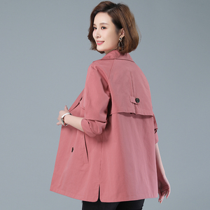 女式短款薄风衣