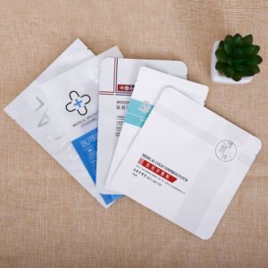 医用冷敷贴铝箔平口三边封包装袋 密封防潮易撕口设计塑料袋