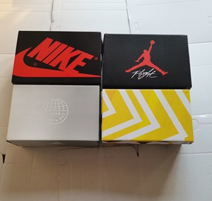 耐克nike  aj5 灰色地球阿迪包装纸鞋盒保装盒收纳盒小纸盒