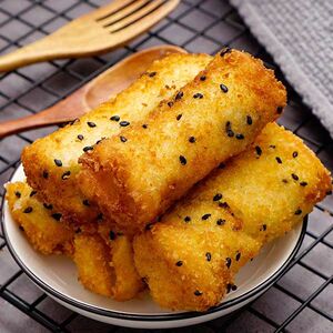 新品 阿诺相思双皮奶 台湾风味 速冻油炸红豆牛奶酥280g10个装