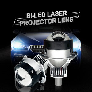 新款P70汽车led双光透镜h4大灯改装海拉5远近一体透镜h7无损安装