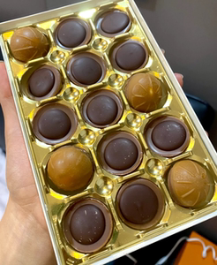 太妃糖toffifee德国进口榛子果仁夹心巧克力焦糖糖果125g盒装可可