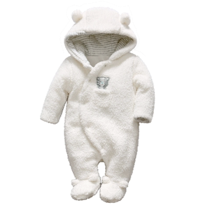 新生儿棉衣可爱超萌冬装婴儿连体衣加绒加厚男女宝宝保暖哈衣外出