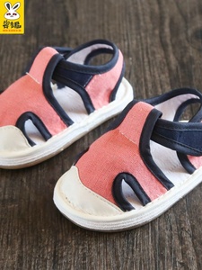 儿童手工布凉鞋13岁2女宝宝学步鞋女童婴儿千层底布鞋一夏季直销