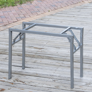 可折叠支架 长方形桌子腿桌子腿 饭桌脚架子 桌架铁架子