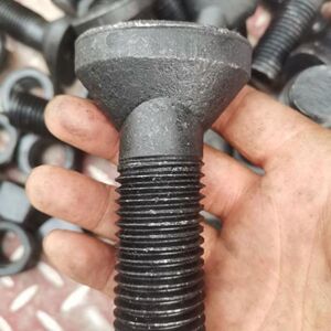 高强度衬板螺栓椭圆头螺栓鹅蛋螺丝球磨机m20-m30