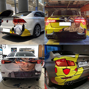 野马孙悟空七龙珠尾灯贴纸皮卡丘昂克赛拉大众cc网红后灯车贴定制