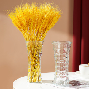 8033人付款淘宝天然黄金麦穗干花开业大麦花篮花束客厅装饰插花瓶仿真