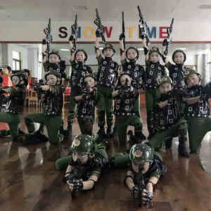 儿童兵娃娃舞蹈表演服小荷风采未来保卫者演出服装幼儿小兵迷彩服