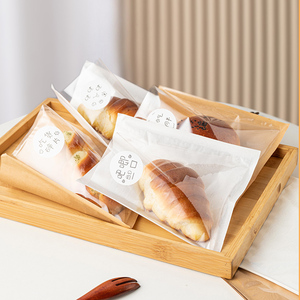 面包包装袋冰面包烘焙包装袋商用机封食品透明纸袋网红甜甜圈袋子
