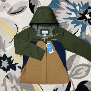 哥伦比亚专卖店春夏户外女款城市防风防水连帽冲锋衣外套pl3162