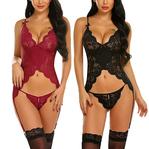 New women sexy lace tease erotic lingerie tantalize underwea