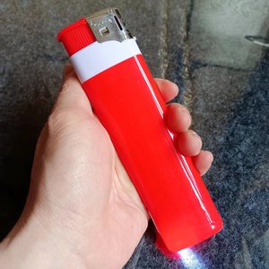 网红超大号打火机新奇创意个性带照明灯潮流夜店ktv点烟特大火机