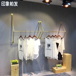 服装店展示架上墙 壁挂式女装店货架展示架店铺设计【印象柏发】