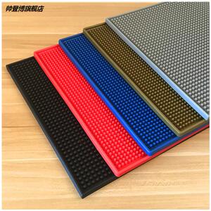 柜子桌面隔水防滑杯子沥水垫子吧台垫厨房垫板免洗控水黑色长方形