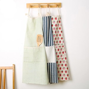 围裙个性搞怪创意 可爱韩国式厨房煮饭罩衣家庭主妇格子女家用做