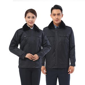 bjxindu冬季防寒服男女税服夹克短款棉服加厚工作服务工装制服