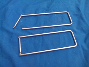 304不锈钢u型架手术供应室器械折叠串带锁医疗剪刀镊子卡扣整理架