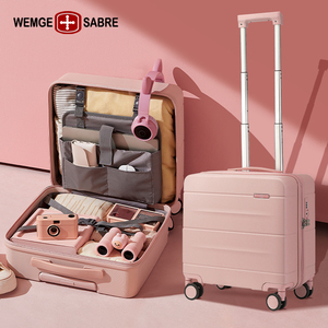 瑞士军刀2024新款行李箱女轻便拉杆箱结实18寸小型登机箱旅行箱16