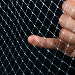 单丝透明钓鱼线网片鱼塘果园防鸟用的网防护网抛网鱼网尼龙渔网