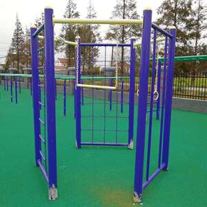 五部联合训练器中小学体育达标器材中小学爬绳爬杆训练器吊环
