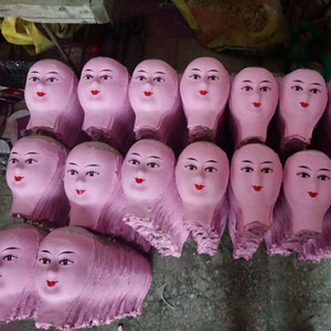 包邮纸质殡葬相子脸 3号16厘米纸糊殡葬100个 纸人头灵堂布用品批