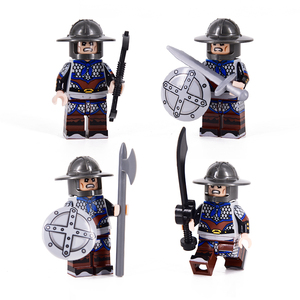 乐高秦朝三国小侠吴魏蜀国赵云中国古代士兵军团三国演义积木人仔