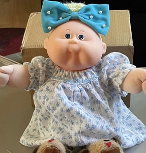 【现】20号椰菜娃娃 包子脸 毛线头vintage中古玩具美国限量发售