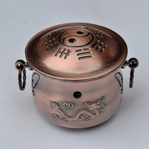 包邮纯铜合金能量仪艾灸养生炉古铜艾灸减压罐火龙灸火龙罐艾灸器