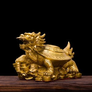 龙龟雕刻件