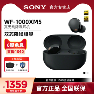 Sony/索尼 WF-1000XM5 旗舰款入耳式真无线蓝牙耳机降噪豆5