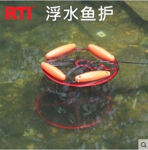 RTI鱼护浮水网渔护网鱼护小巧网兜垂钓渔护桶鱼护袋网鱼渔篓套装