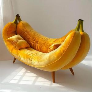 超级罕见宝藏沙发 创意可爱休闲 香蕉造型ins风沙发 卧室阳台椅子