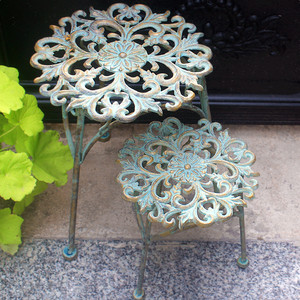 花架子户外花园庭院阳台客厅花盆架室外花凳装饰铁艺花架置物架子